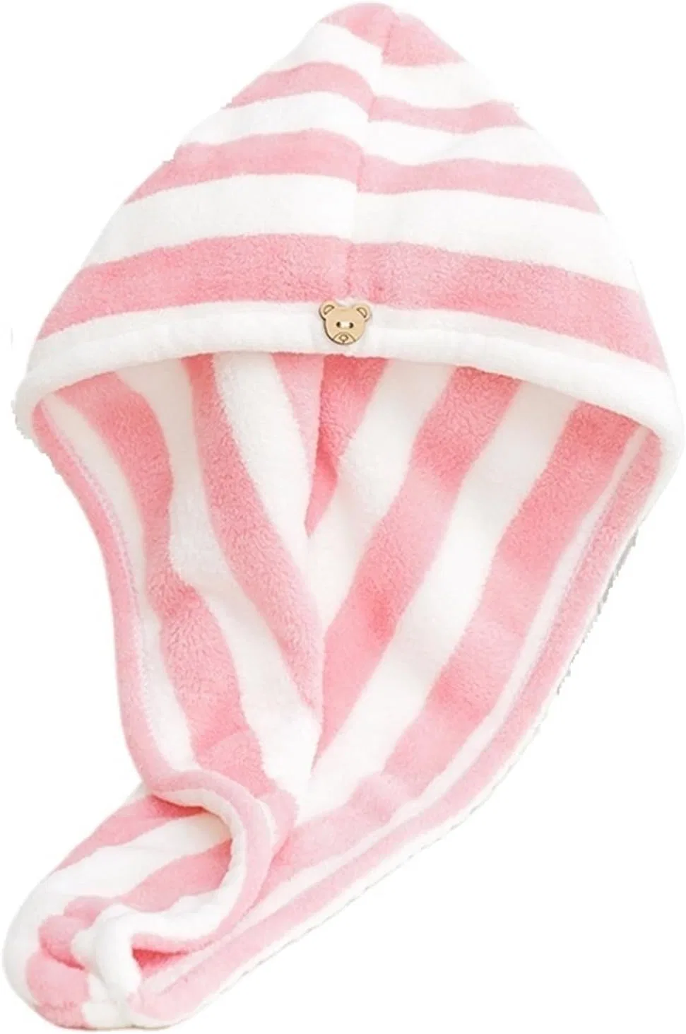 Турбан для сушки волос из кораллового флиса, AYWTIUN, 1 шт, 65x25 см, Pink