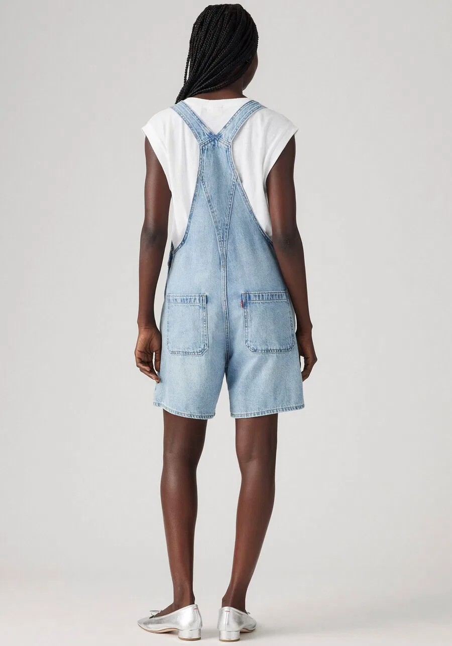 Джинсовый комбинезон LEVI'S Regular, светло-голубой — фото 4