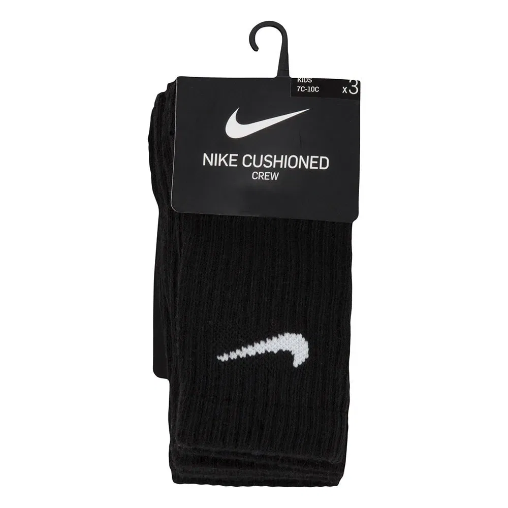 Носки Nike Basic Crew 3 пары, черный — фото 3