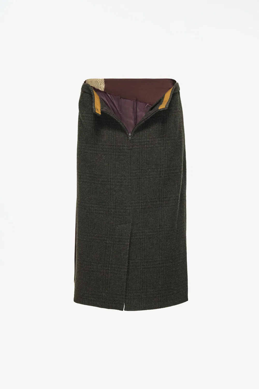 Юбка-парео из смешанных тканей, ограниченная серия ZARA, зеленый — фото 3