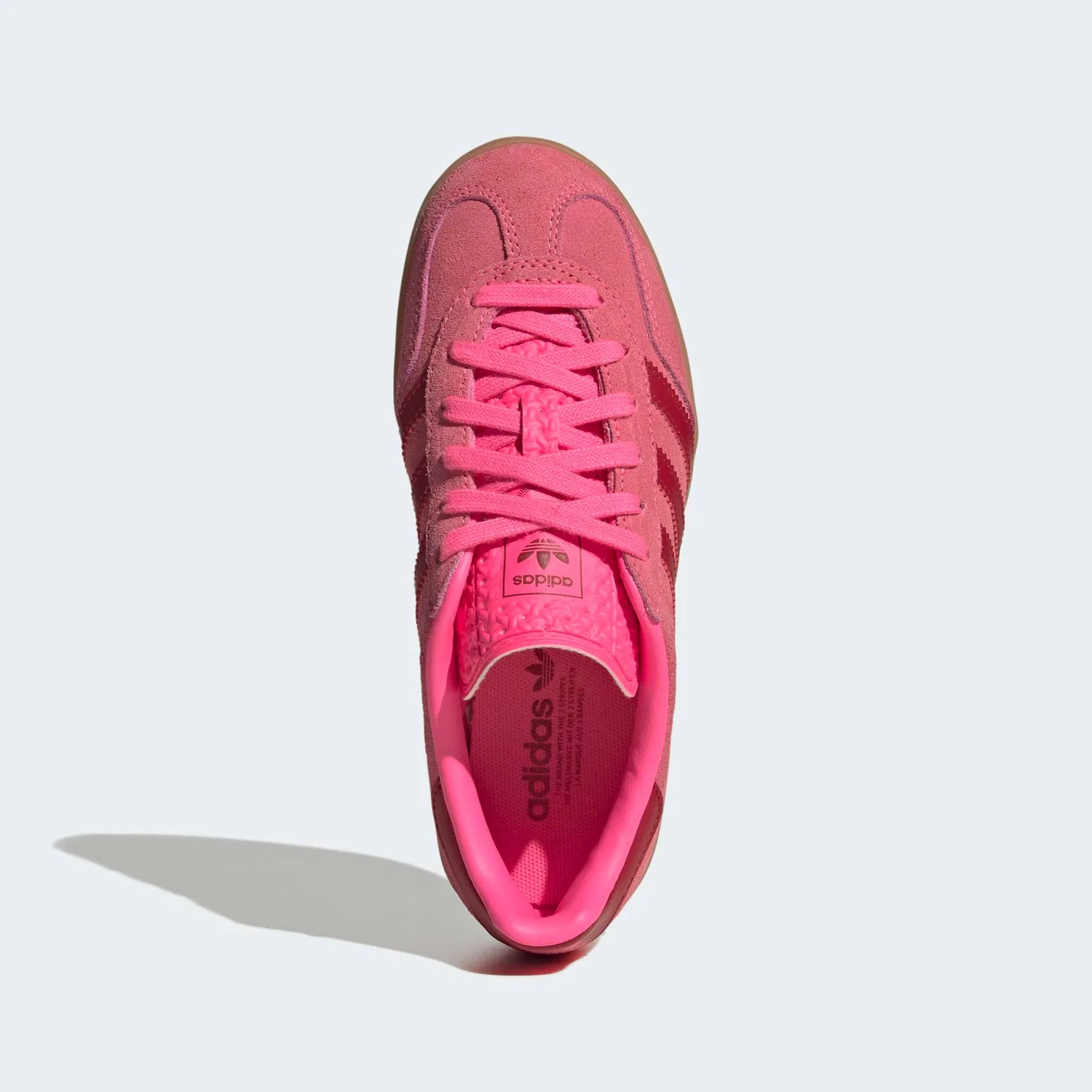Детские кроссовки из замши Adidas Originals, Lucid Pink/Team Victory Red/Gold Metallic — фото 4