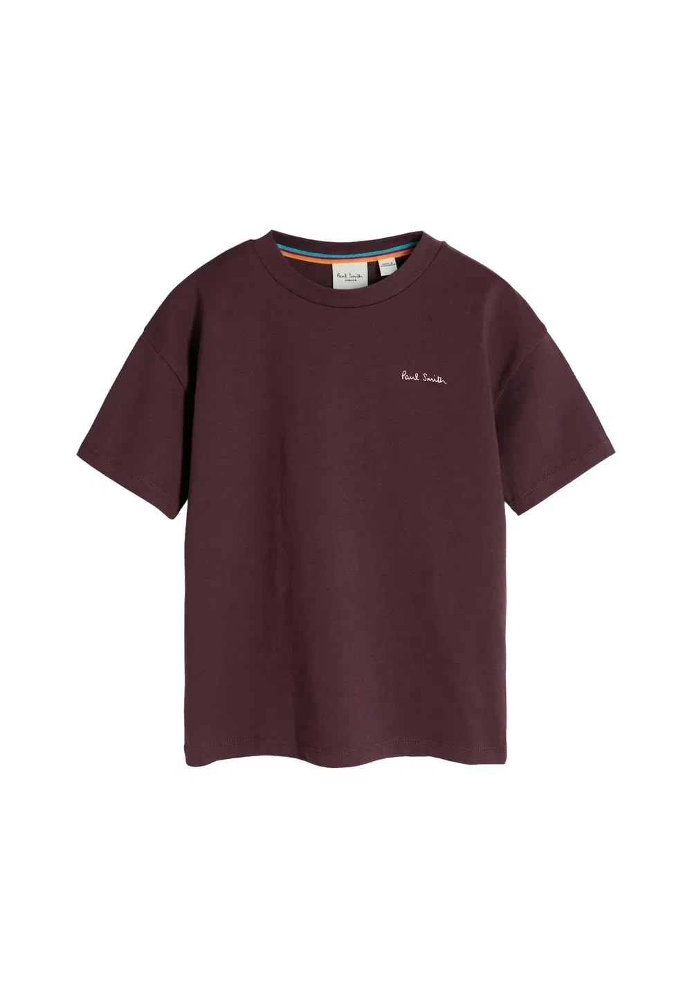 Футболки стандартного кроя - комплект из 3 футболок с принтом Paul Smith Junior, Black Grey Burgundy — фото 2