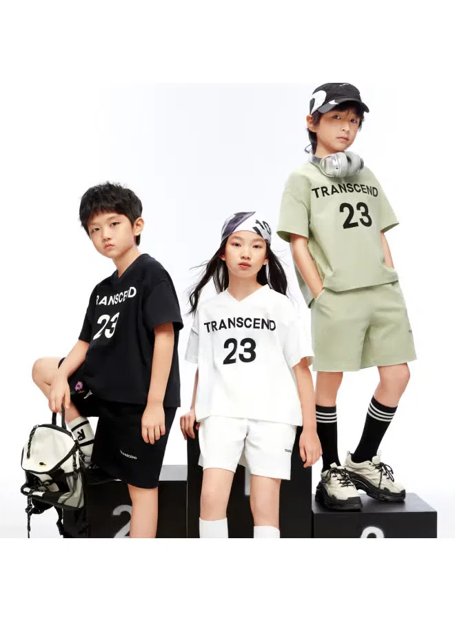 Комплект спортивный с коротким рукавом Annil, серо-зеленый — фото 4