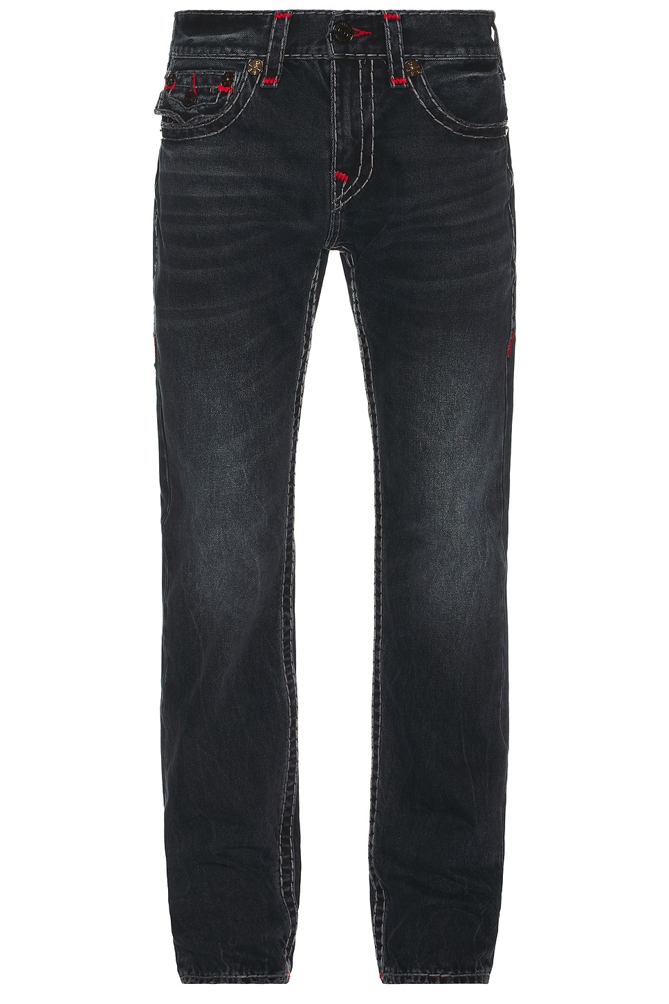 

Джинсы Ricky super t flap True Religion, черный