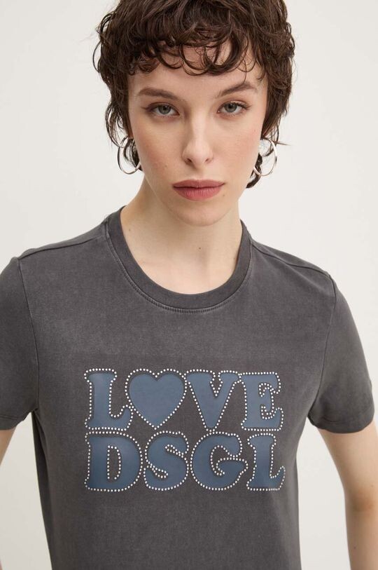 

ЛЮБОВЬ футболка Desigual, серый