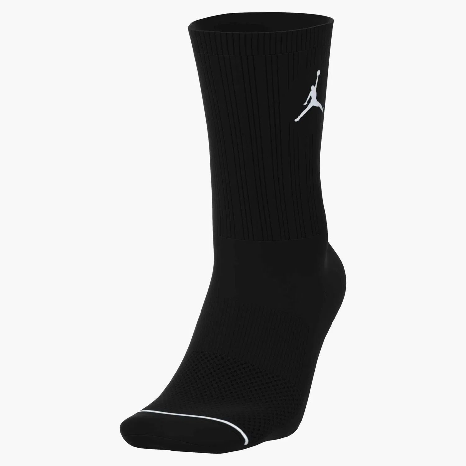 Мужские спортивные носки с поддержкой свода стопы Nike, Black/White — фото 2