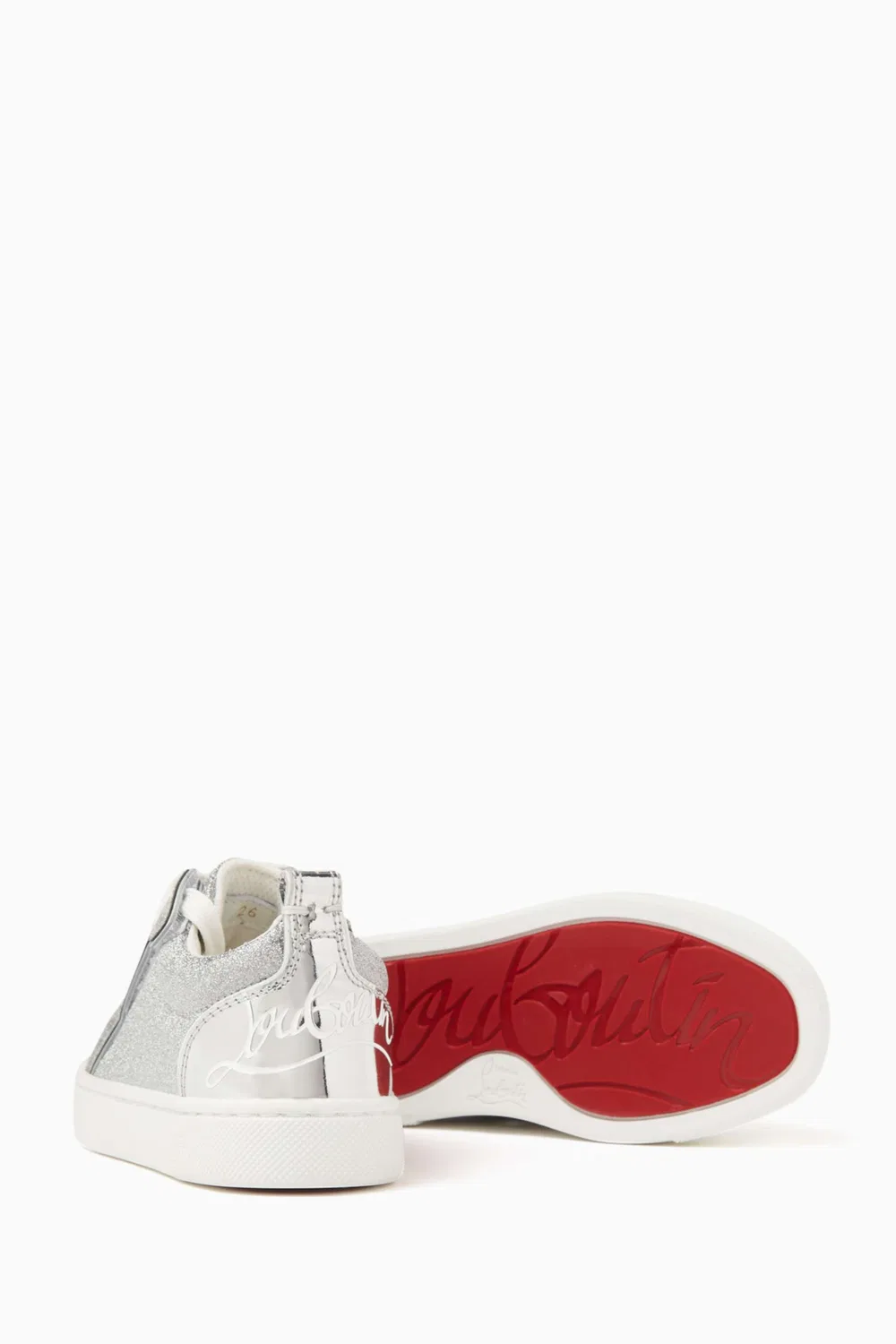 Кроссовки из блестящей кожи Funnyto Christian Louboutin — фото 2