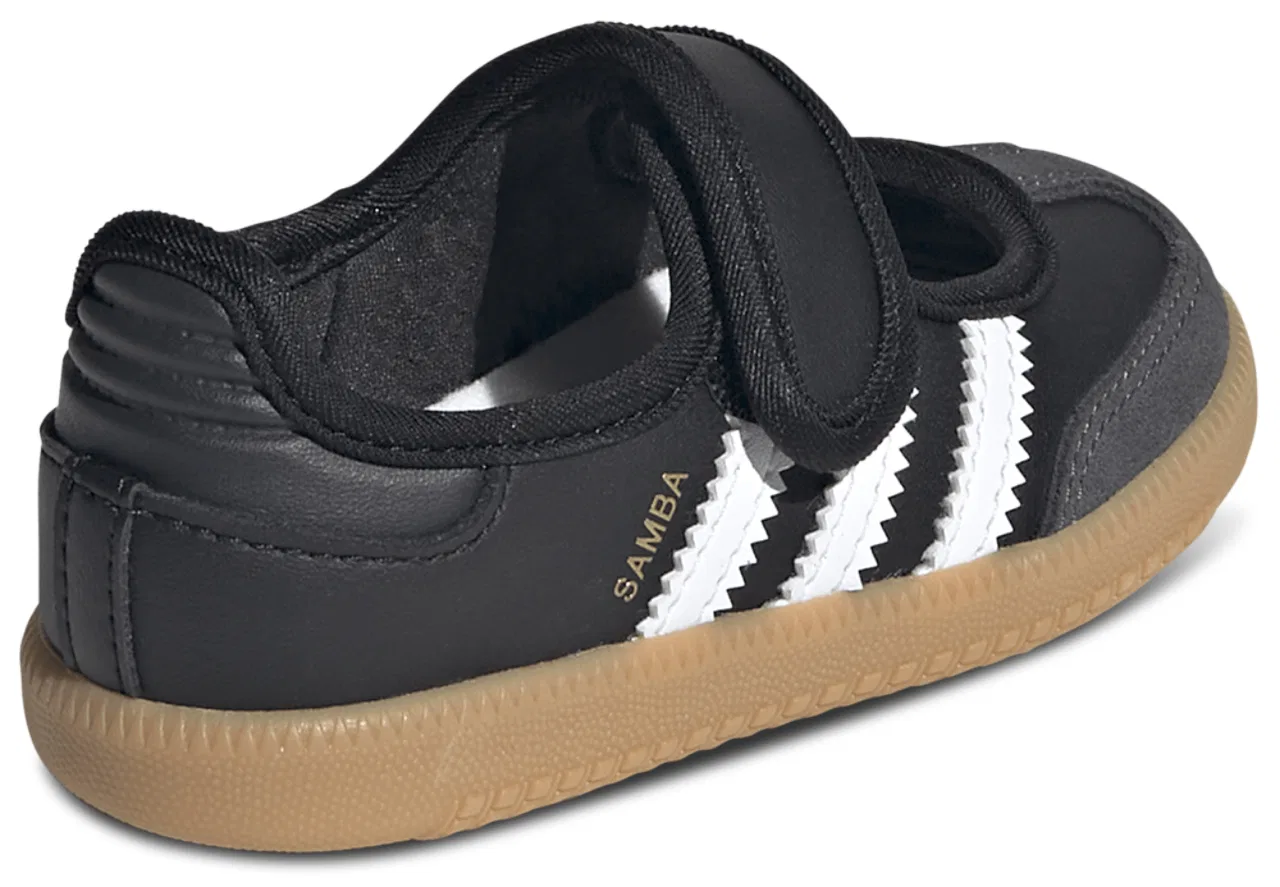 Кроссовки для девочек Samba Jane Adidas, цвет Core Black/Footwear White — фото 3