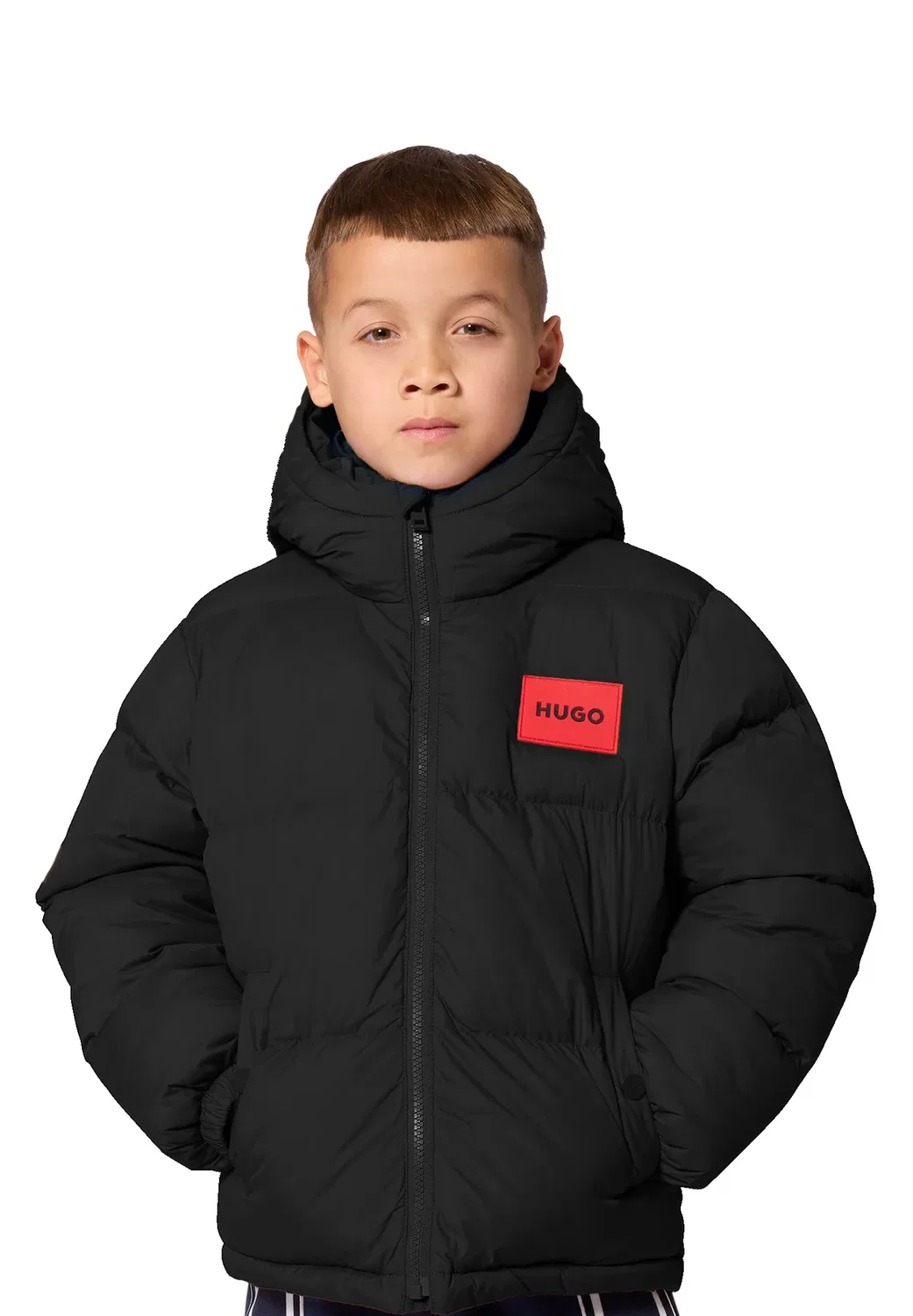 Пуховая куртка - зимняя куртка Hugo Kids, Black