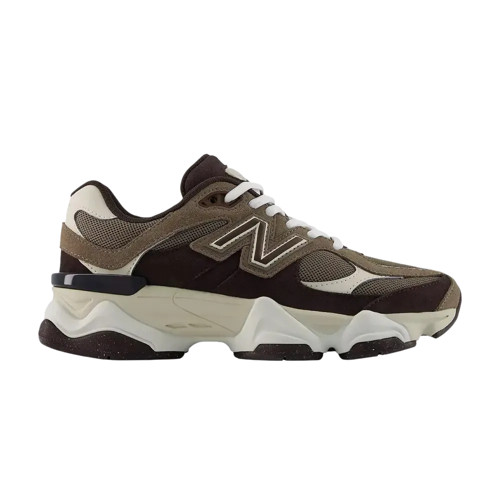 Кроссовки New Balance 9060 Lace Big Kid, коричневый