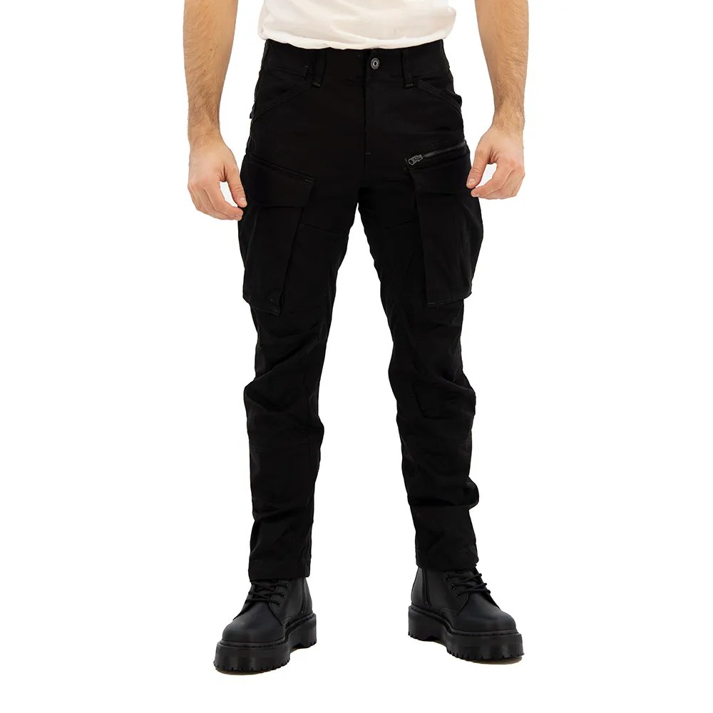Джинсы-карго G-Star Rovic Zip 3D Straight Tapered, черные
