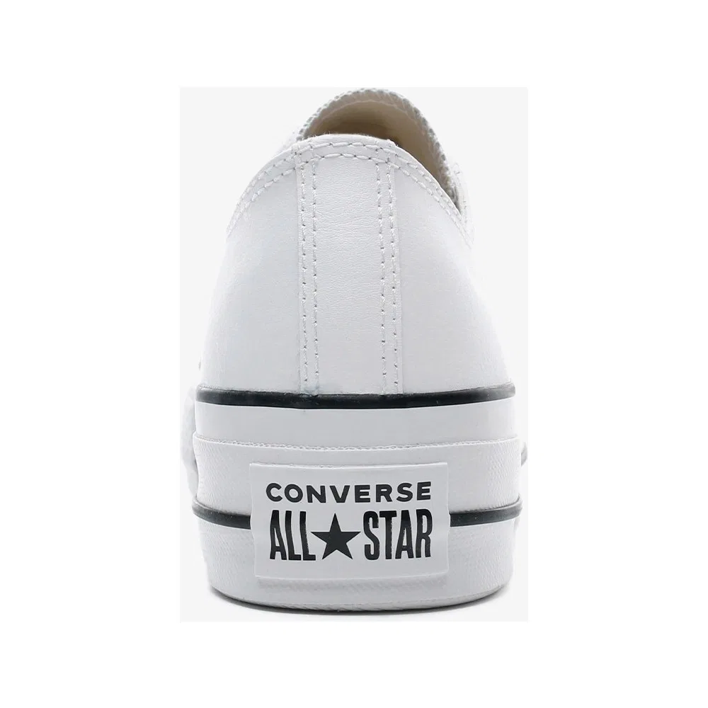 Детские кроссовки на платформе из кожи Chuck Taylor All Star Lift Converse — фото 2