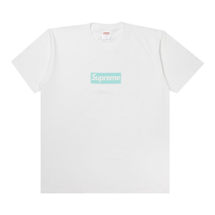 

Футболка Supreme x Tiffany & Co. Box Logo Tee 'White', белый