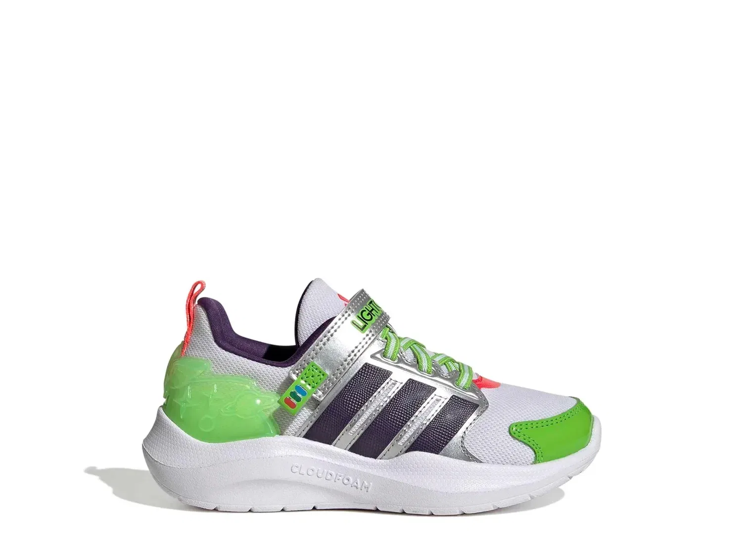 Кроссовки с подсветкой Toy Story Buzz Lightyear Lightorama Runner adidas, белые — фото 2