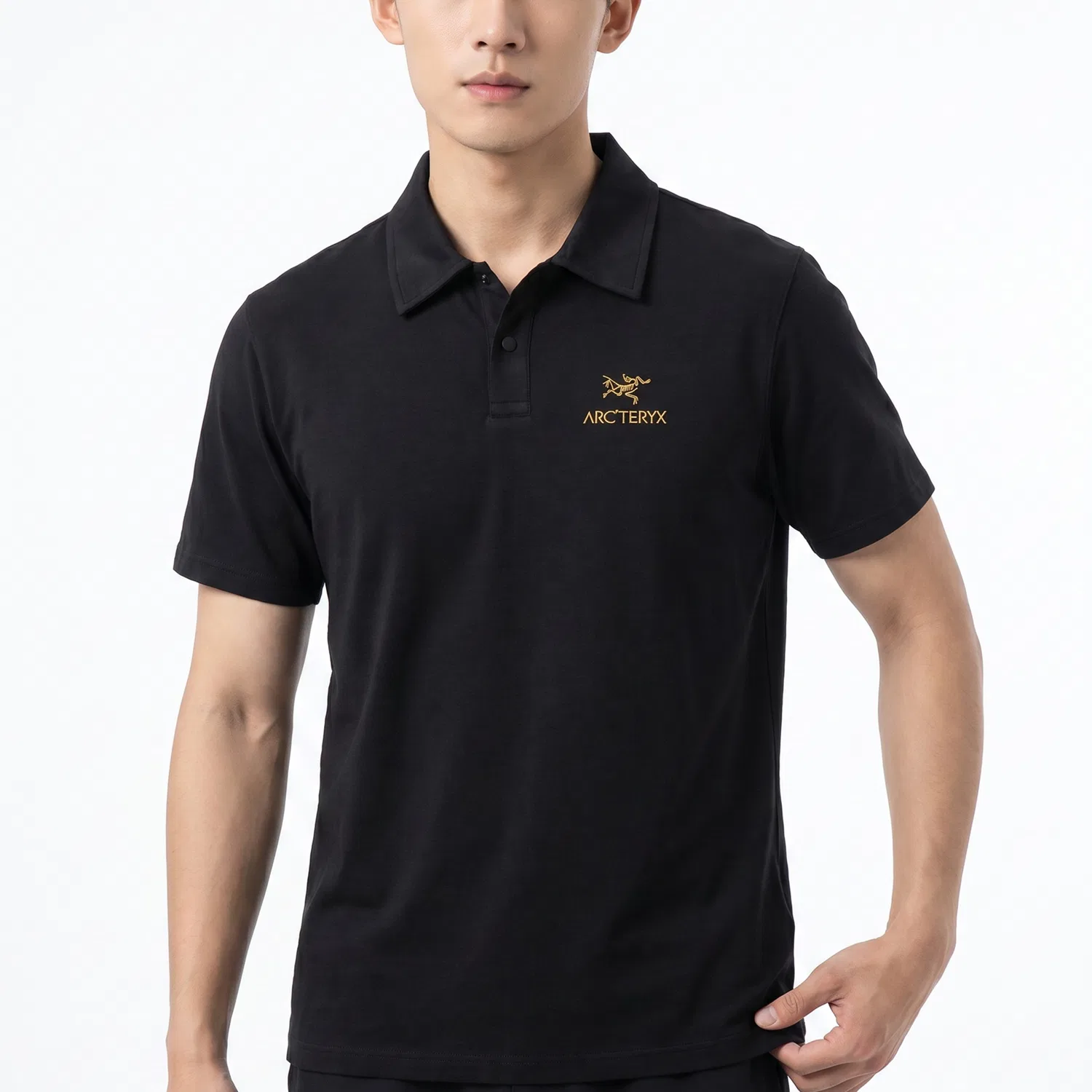 Футболка с круглым вырезом Unisex, Black/24K Black, Arcteryx — фото 4