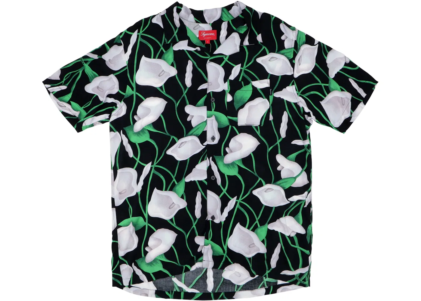 Мужская рубашка с принтом Supreme Shirt, Black
