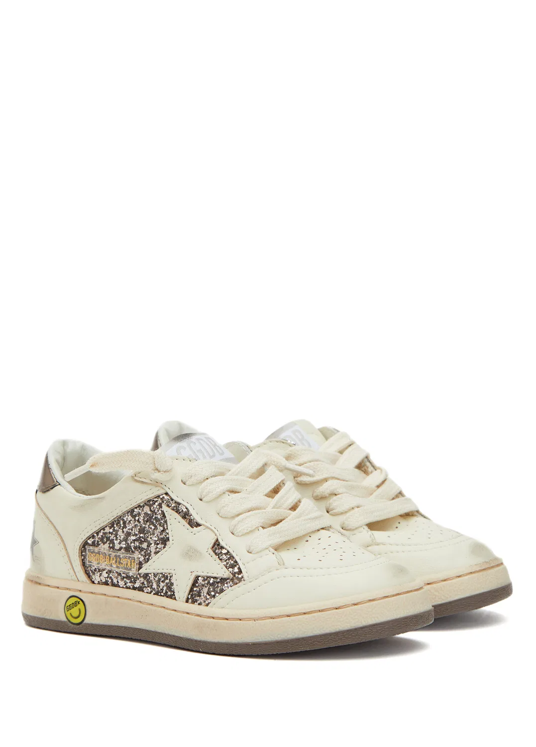 Кроссовки детские Golden Goose Ball Star, многоцветный белый — фото 2