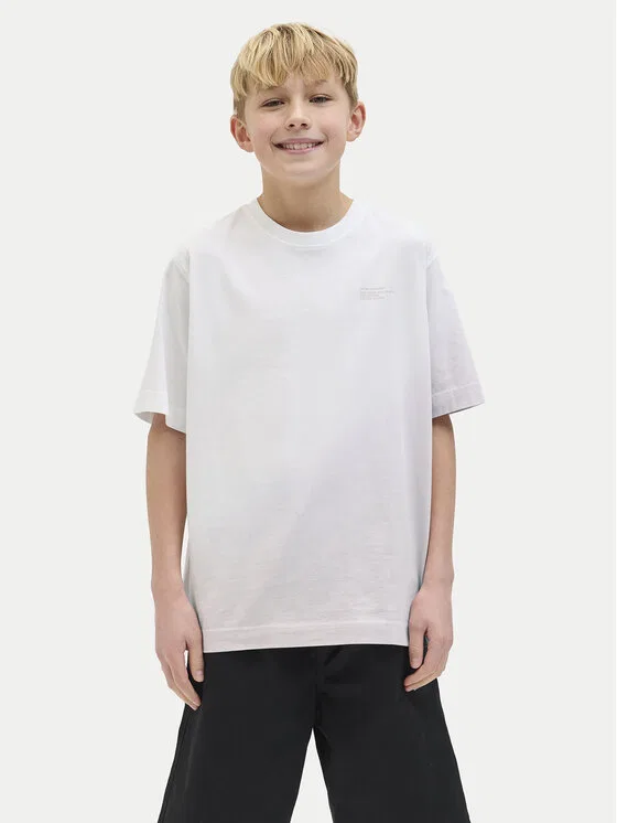 Футболка loose fit Interlude Jack & Jones Junior, фиолетовый
