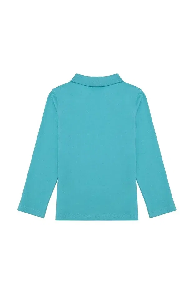 Детские свитшот для девочек хлопковый U.S. Polo Assn., Green — фото 2
