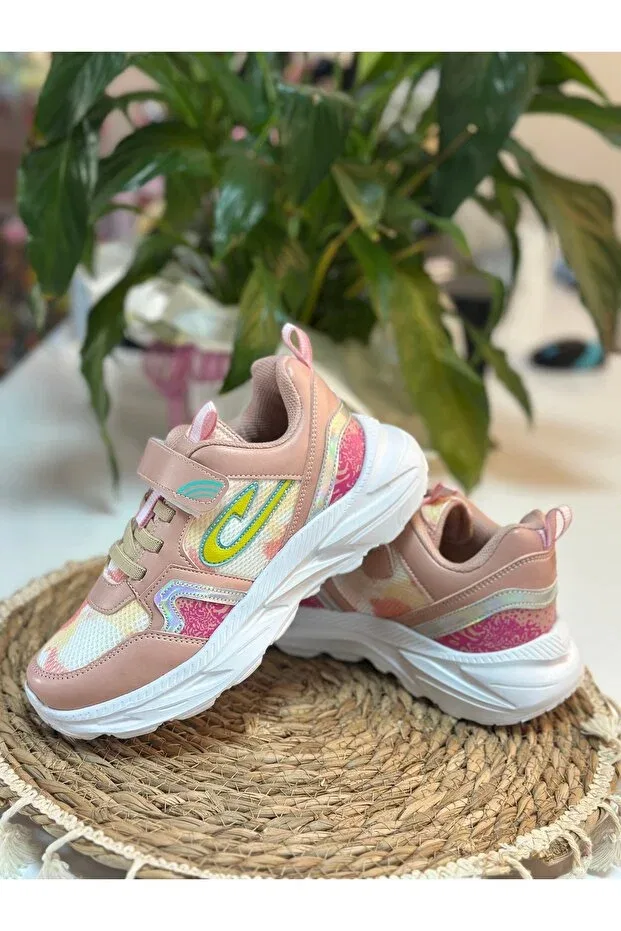 Детские кроссовки для девочек с липучкой Basics Rüya Kids, Pink — фото 2