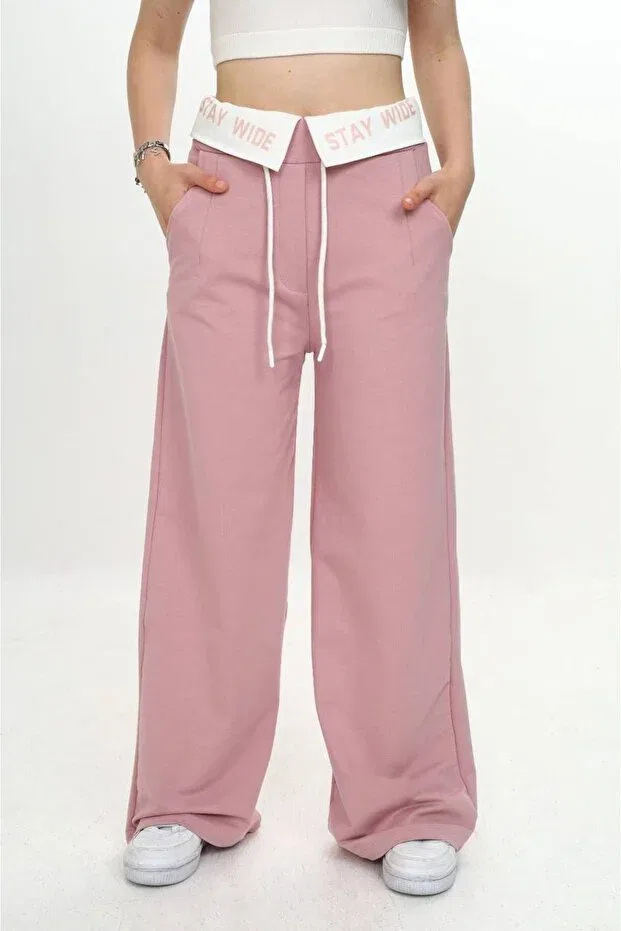 Детские спортивные штаны для девочек хлопковые Pantulux, Pink — фото 3