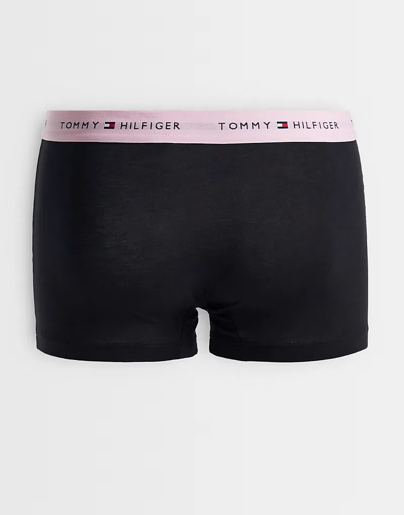 Трусы Signature Cotton 3 шт Tommy Hilfiger, черный — фото 2