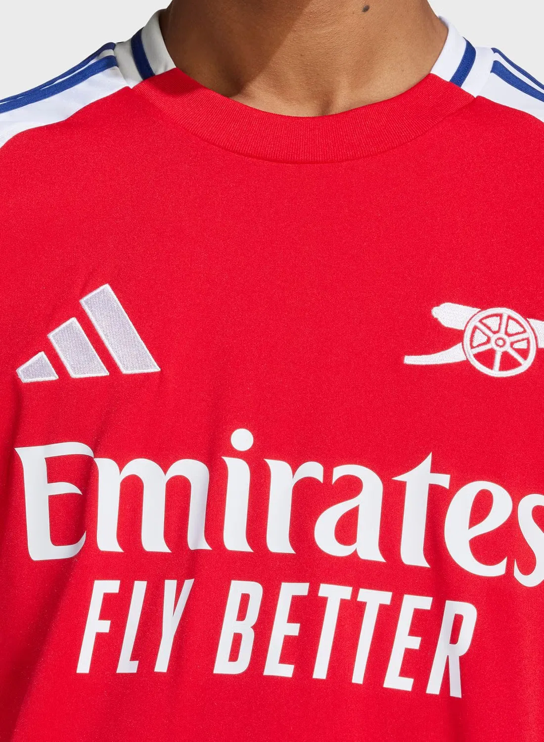 Футболка спортивная с принтом Arsenal FC 24/25 Adidas, белый — фото 4