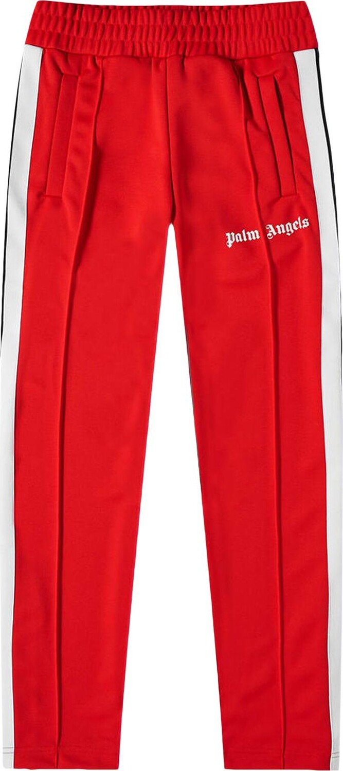 

Брюки Palm Angels Slim Track Pants 'Red/White', красный