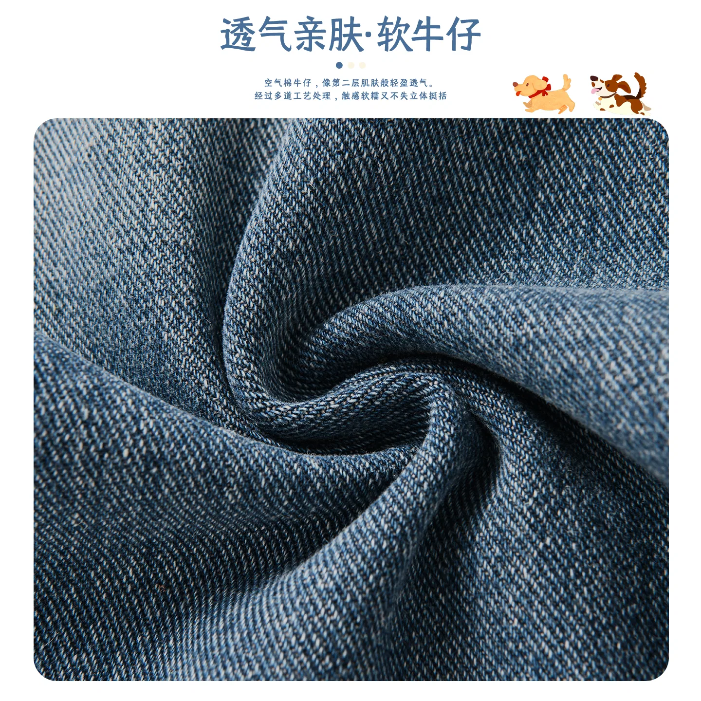 Детский комплект спортивной одежды с принтом Dickies, Clearwater Blue/Denim Blue — фото 4