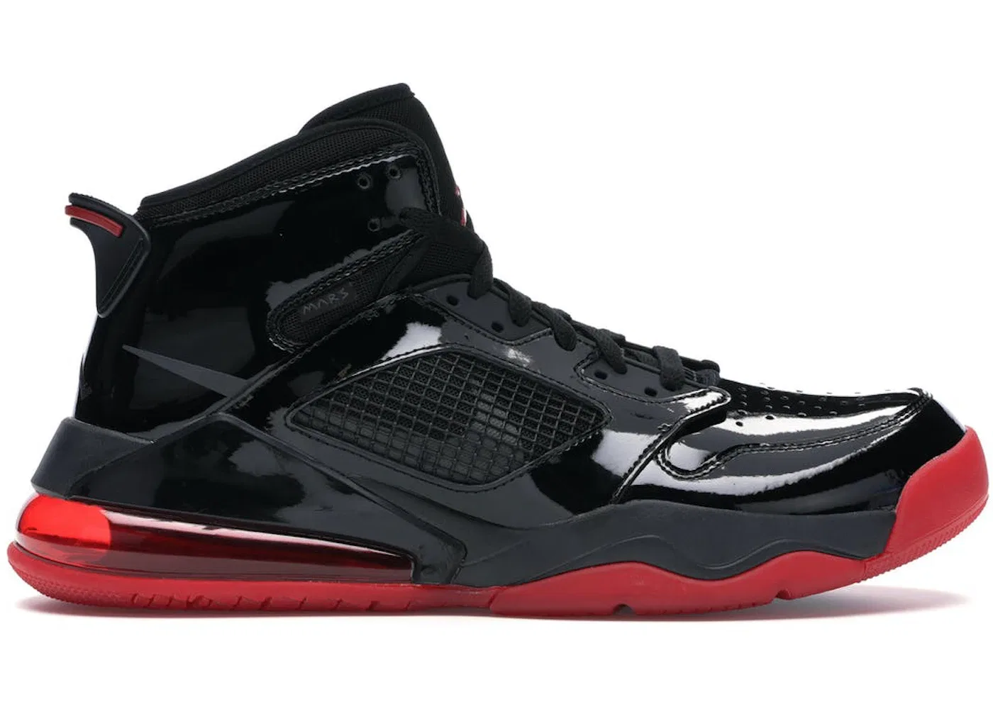 Детские кроссовки Lifestyle Jordan Mars 270 Jordan, Black/Gym Red-Metallic Silver