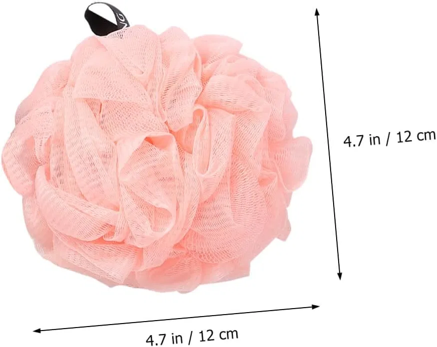 Набор мочалок для душа Mesh Bath Ball, Healvian, 6 шт, 12x12x16 см, синий — фото 2