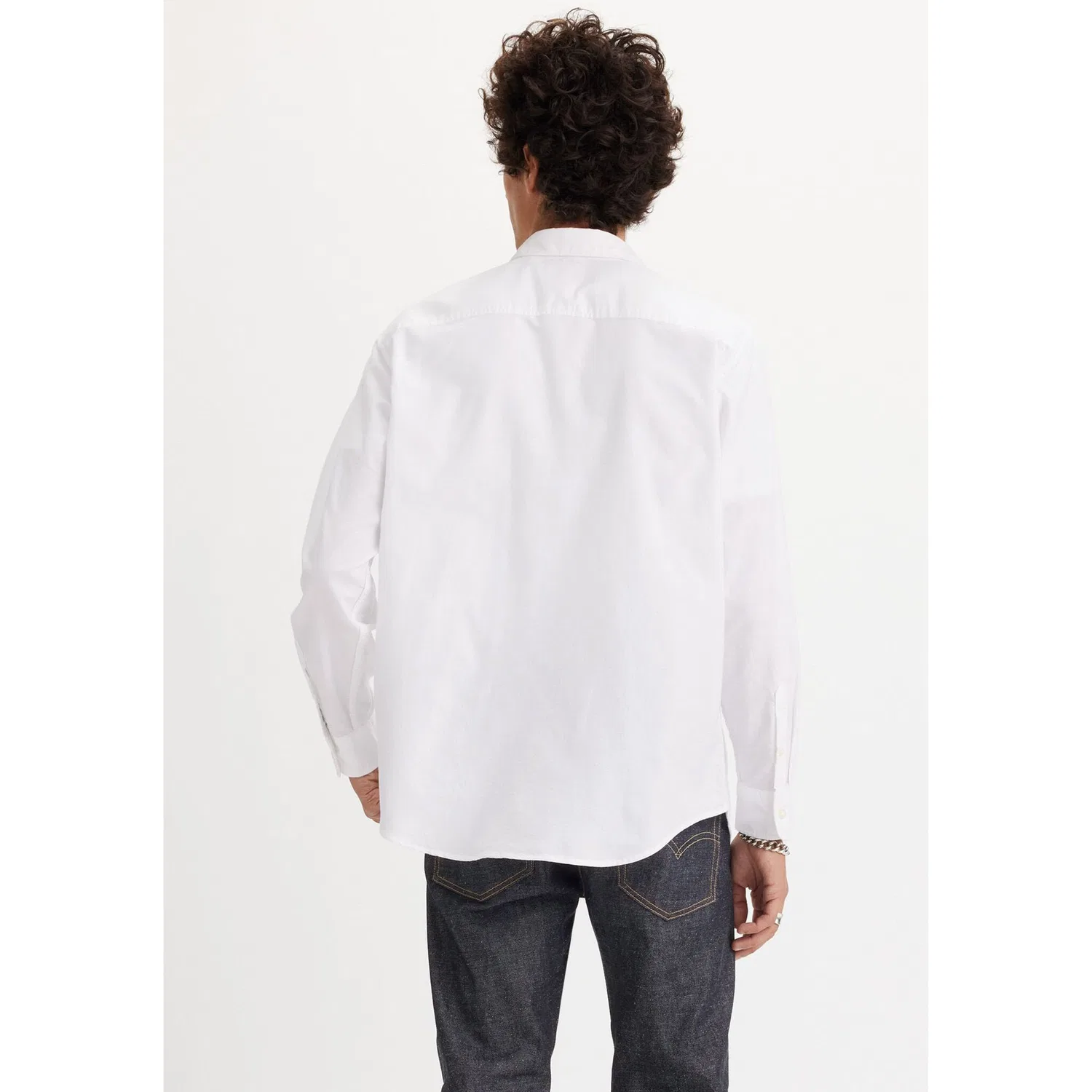 Мужская повседневная рубашка с длинным рукавом Levi's, Bright White — фото 4