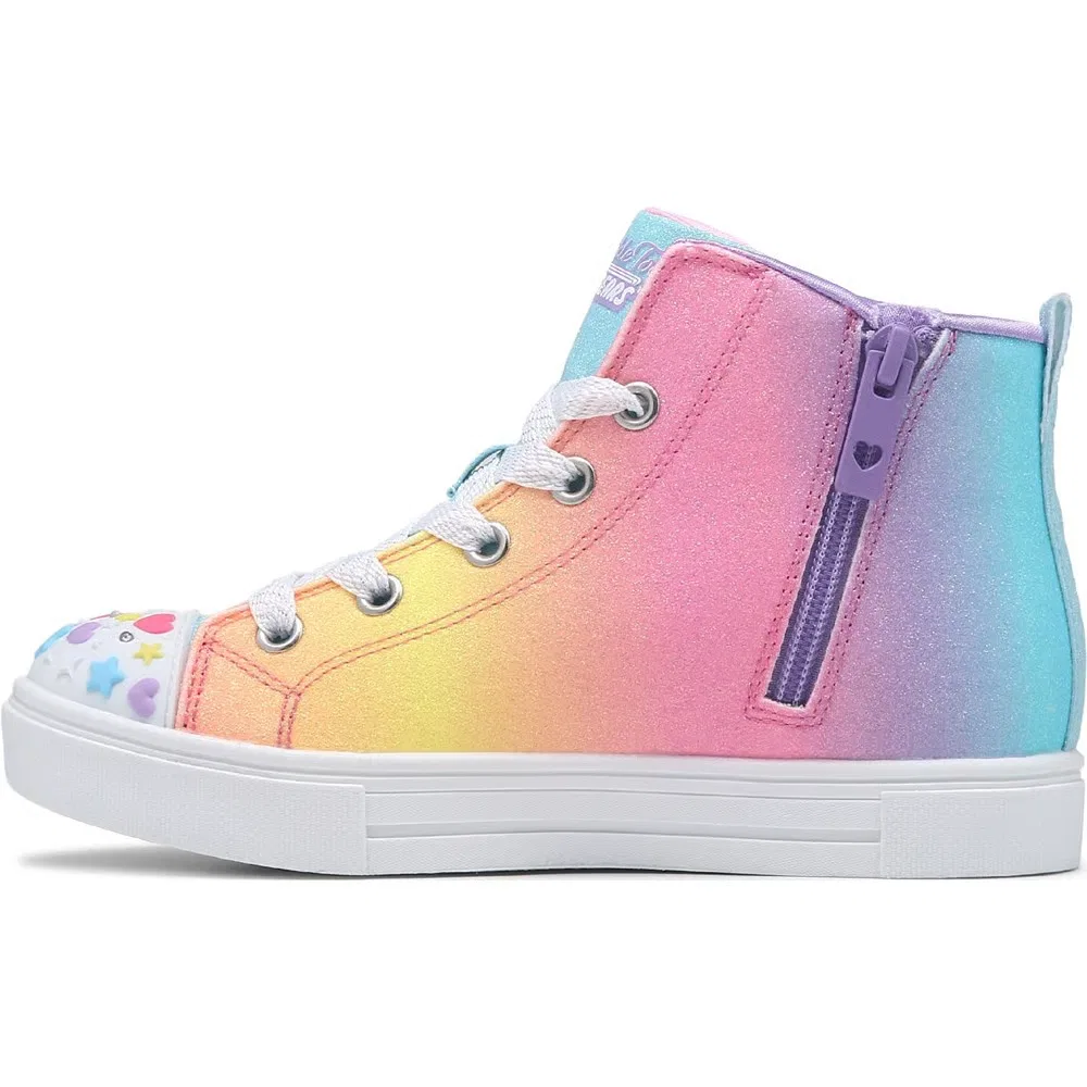 Детские кроссовки с мерцающими огоньками и рисунком из мишек Skechers, Multi Care Bear — фото 3