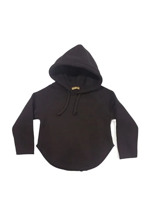 Детское худи с капюшоном для девочек Karamela, Black