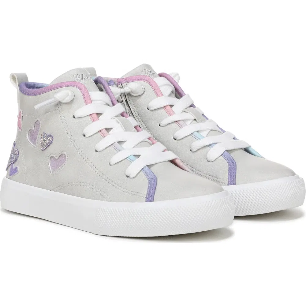 Детские высокие кроссовки Vibin Blowfish Malibu, Grey/Pink/Purple