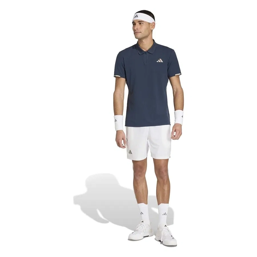 Мужское поло с технологией Climacool+ Freelift Polo Shirt Pro adidas, Синий — фото 4