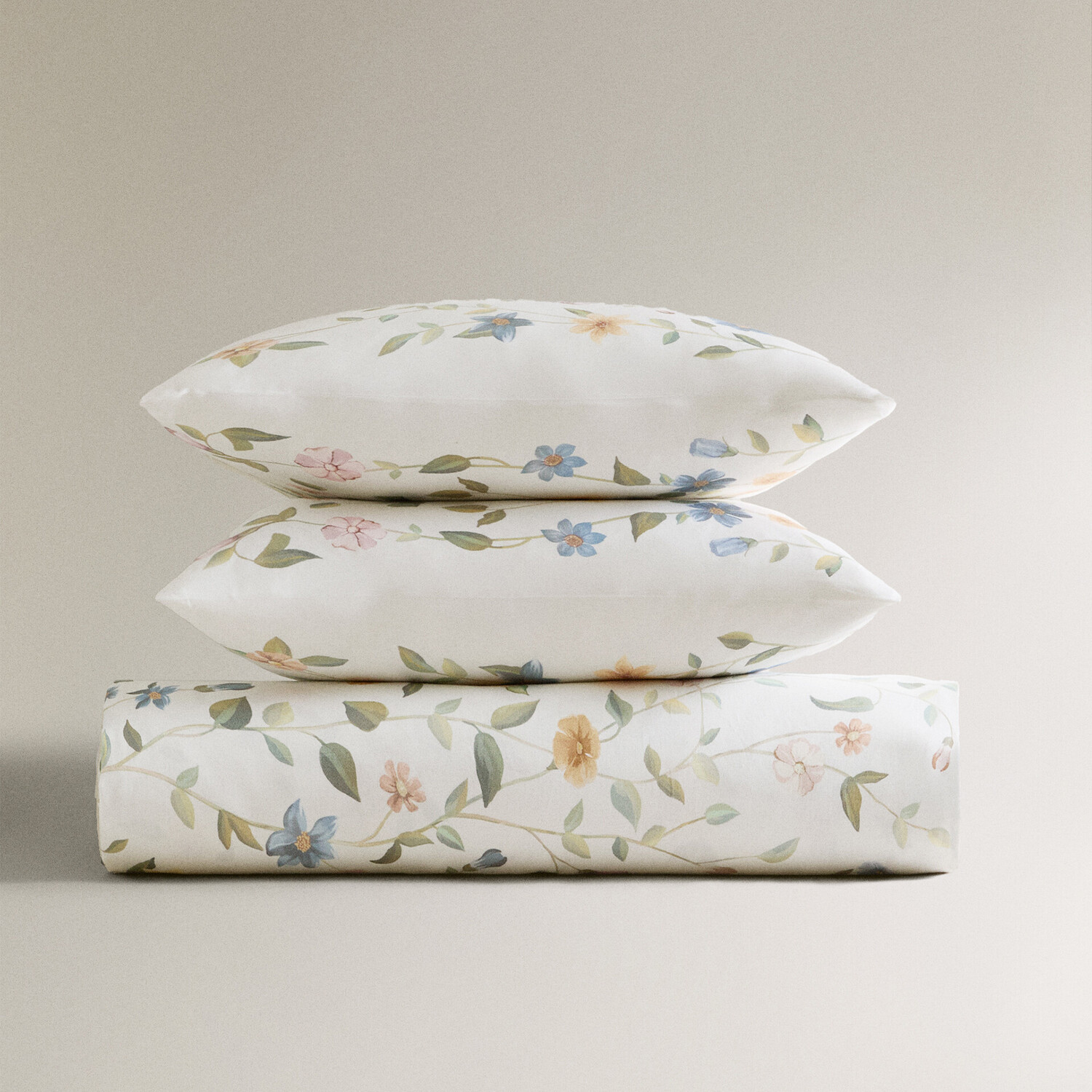 

Пододеяльник Zara Home Floral Print, хлопок