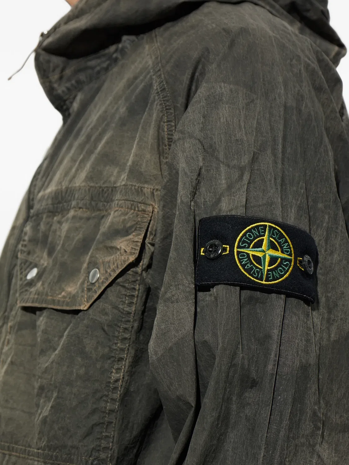Stone Island Куртка-рубашка Laser Forest, серый — фото 2