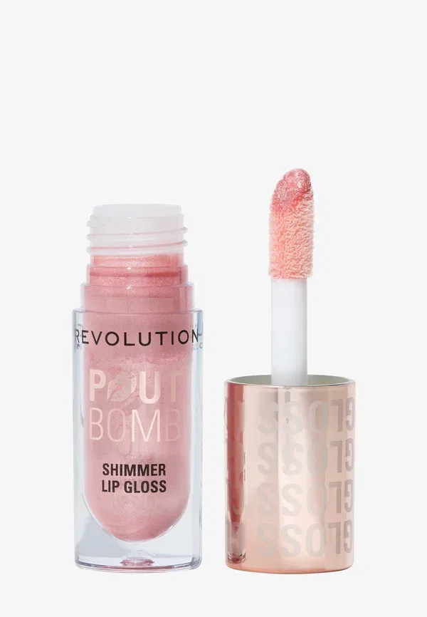 Блеск для губ Pout Bomb Shimmer Gloss Makeup Revolution, Shine Pink, 4.5 мл