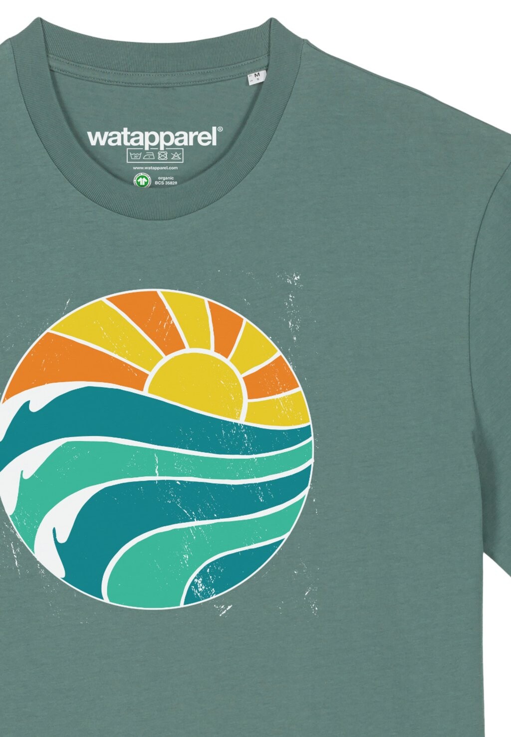 

Футболка с принтом SUMMER SUN watapparel, темно-зеленый