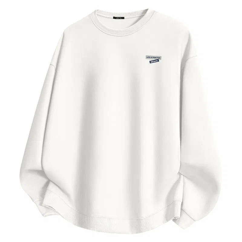 Свитшот детский с круглым вырезом MINISO, Heather Gray — фото 4