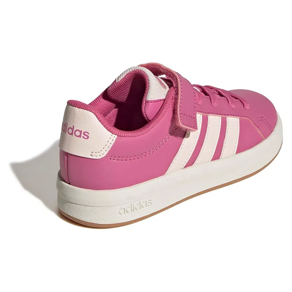 Кроссовки детские Grand Court Adidas, розовый — фото 4
