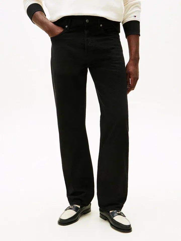 Мужские джинсы прямого кроя Tommy Hilfiger, Black