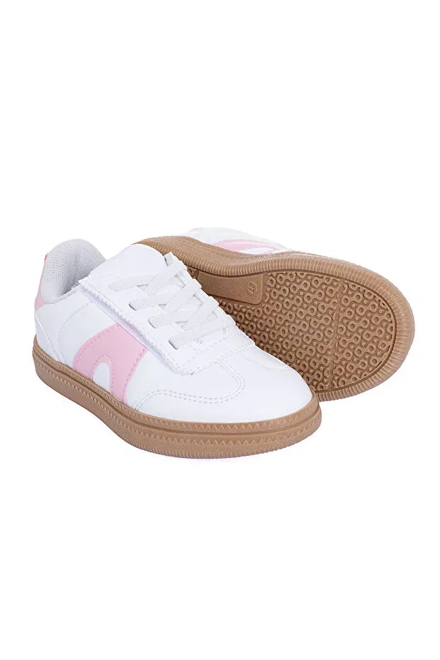 Детские кроссовки для девочек с липучками Hellobaby Ebebek Hello Baby, White
