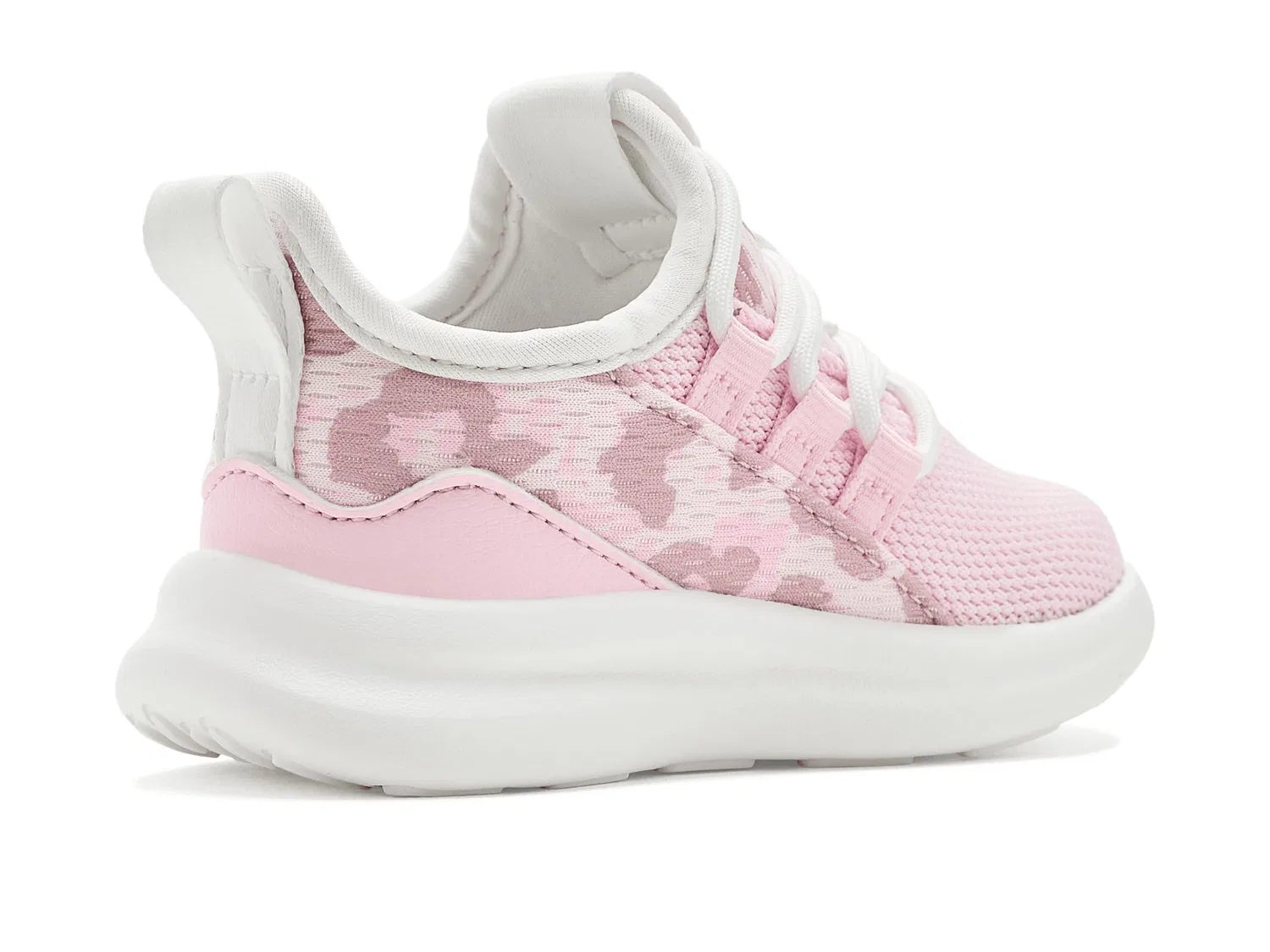 Кроссовки Lite Racer Adapt 8.0 (для младенцев и малышей) Adidas Kids, White/Distilled Pink/Clear Pink — фото 4