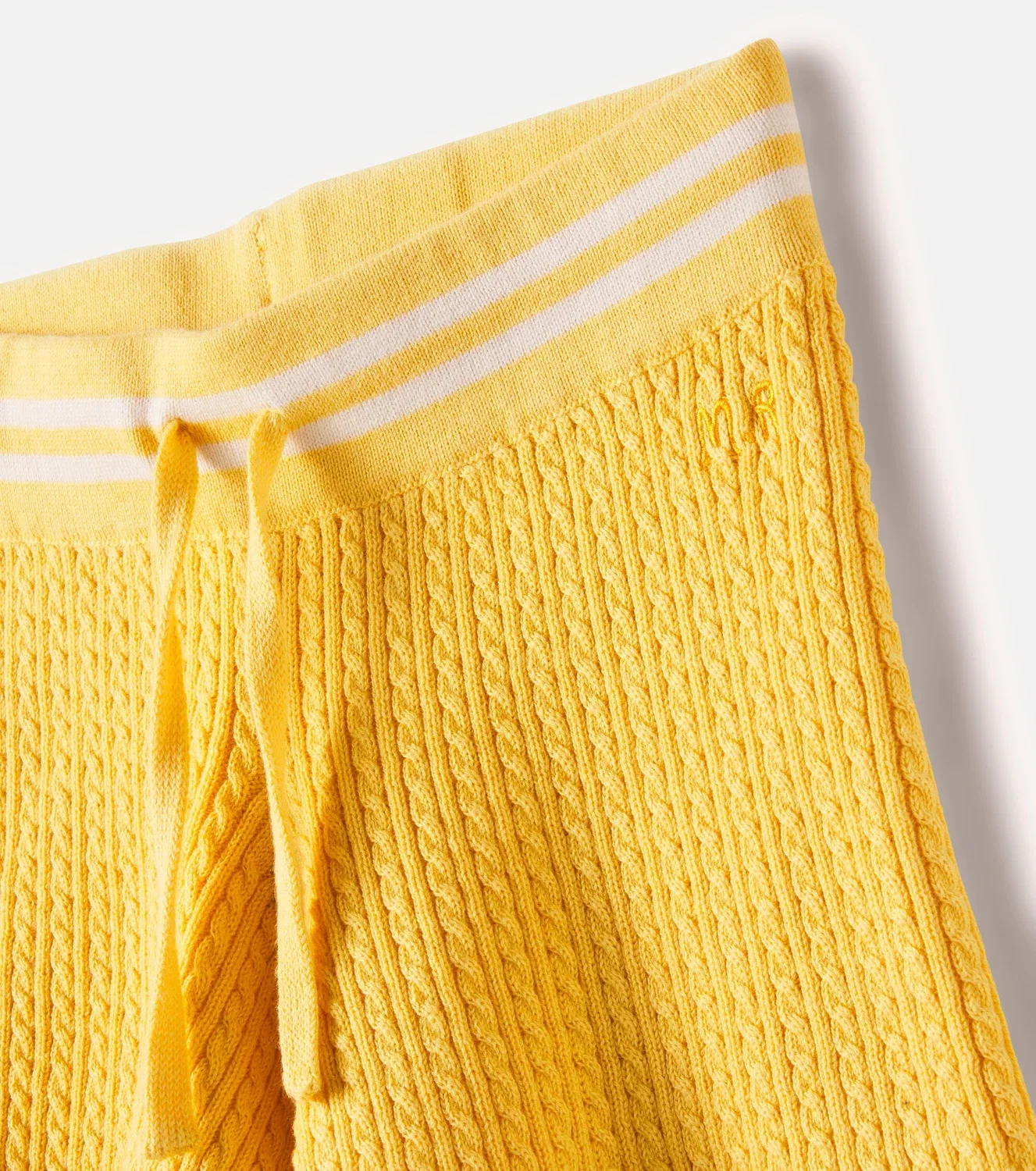 Шорты хлопковые Mini Rodini, Yellow — фото 4