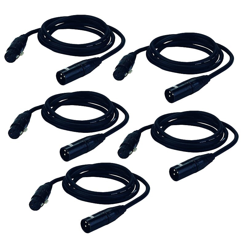 

Соединительные кабели DMX Sure-Fit 10 футов — 5 шт. в упаковке American DJ 10FT Sure-Fit DMX Connecting Cables - 5 Pack