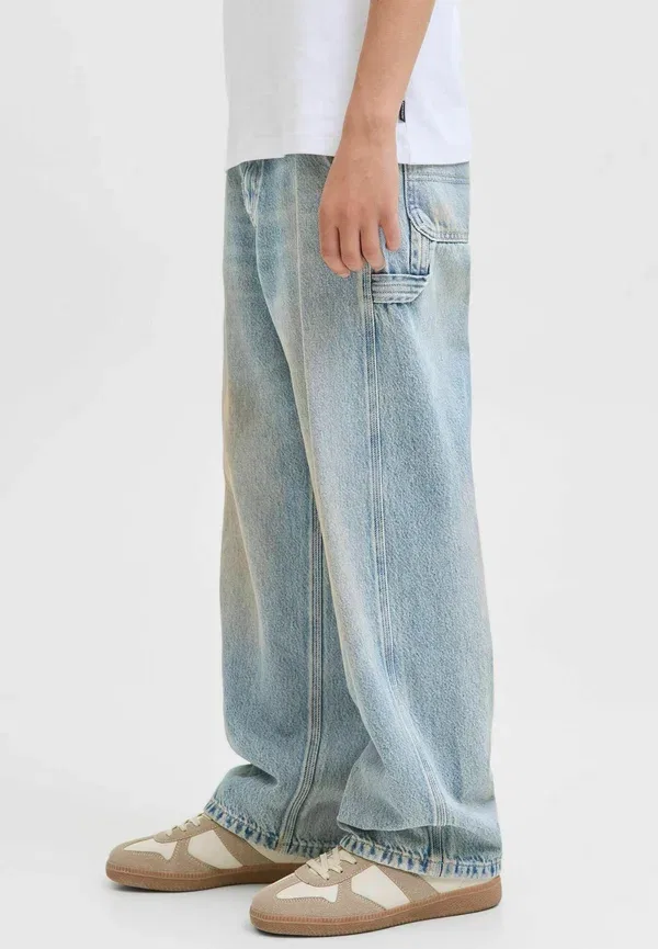 Джинсы свободного кроя Gy fit jjialex jjcarpenter sq 471 jnr junior Jack & Jones Junior, синий — фото 4