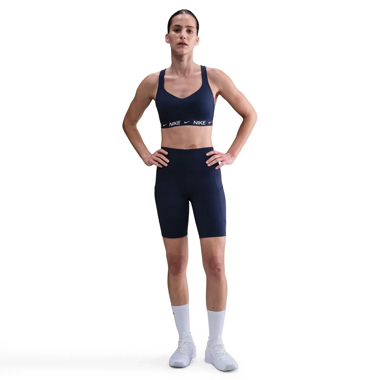 Женский топ Nike W Nk DF Indy Hgh Spt Bra, Azul — фото 3