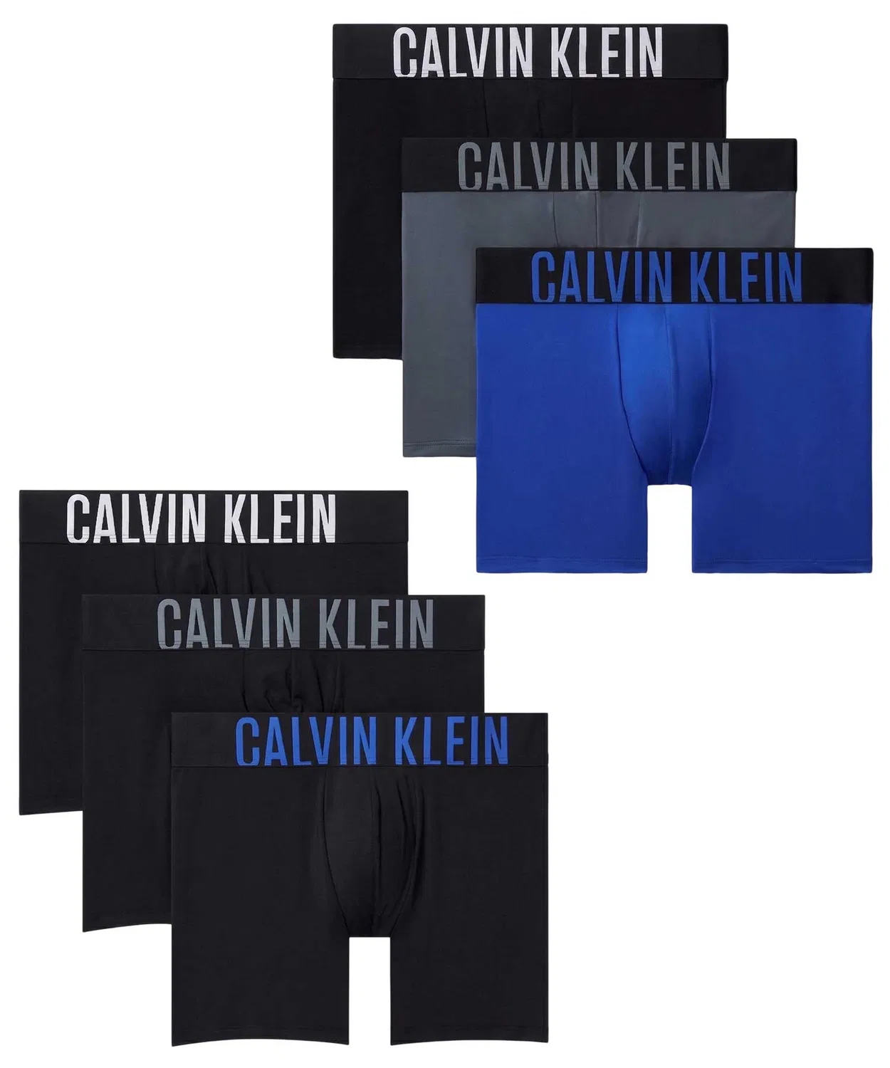 Мужские боксеры Calvin Klein Low Rise 3шт, Black — фото 2